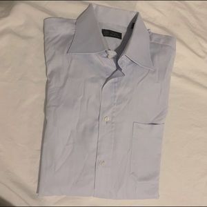 Giorgio valentini light blue dress shirt for mens size 17 34/ 35